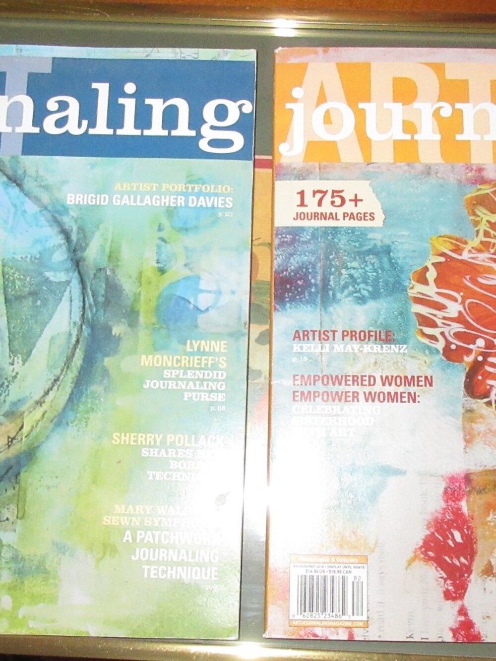 ART JOURNALING MAGAZINE Lot 2 NEW 2017, 2018